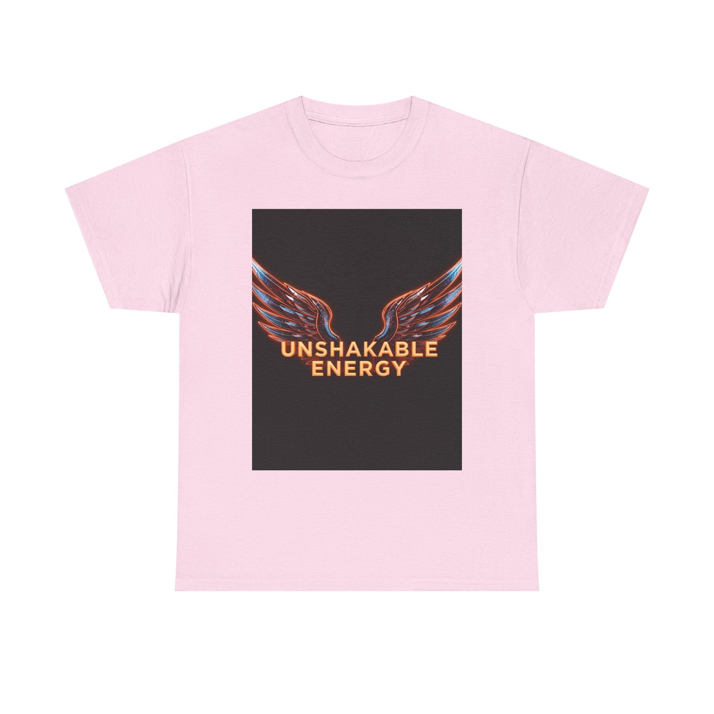 Heavy With 'Unshakable Energy' Design Motivational For Inspiration, Gift For Friends, Casual Wear, Workout [...] Graphic Tee | Trendy Str...
