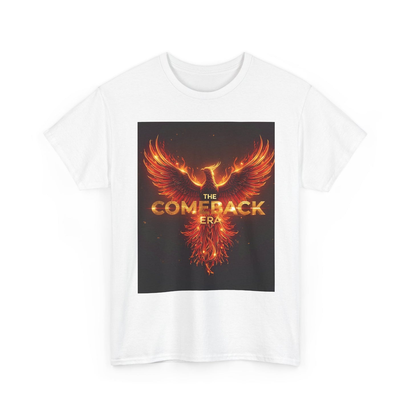 The Comeback Era Heavy , Motivational , Phoenix Graphic , Casual Wear, Gift Idea Graphic Tee | Trendy Streetwear T-Shirt | Unisex Cotton ...