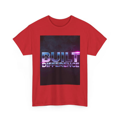 Built Difference Heavy Motivational Graphic , Gift For Friends, Casual Wear, Everyday Style Graphic Tee | Trendy Streetwear T-Shirt | Uni...