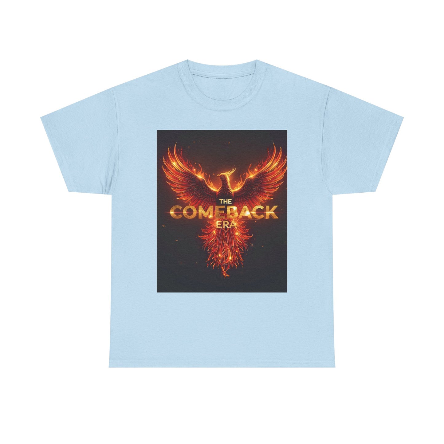 Heavy The Comeback Era, Motivational , Phoenix Design, Casual Wear, Gift For New Beginnings, Trendy Graphic Tee | Trendy Streetwear T-Shi...