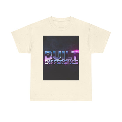 Built Difference Heavy Motivational Graphic , Gift For Friends, Casual Wear, Everyday Style Graphic Tee | Trendy Streetwear T-Shirt | Uni...