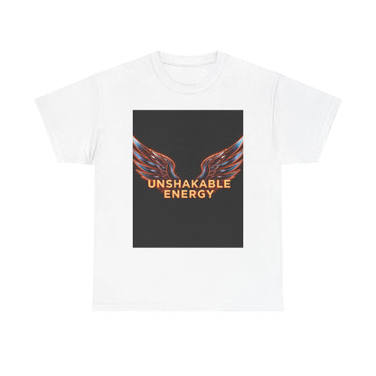 Heavy With 'Unshakable Energy' Design Motivational For Inspiration, Gift For Friends, Casual Wear, Workout [...] Graphic Tee | Trendy Str...