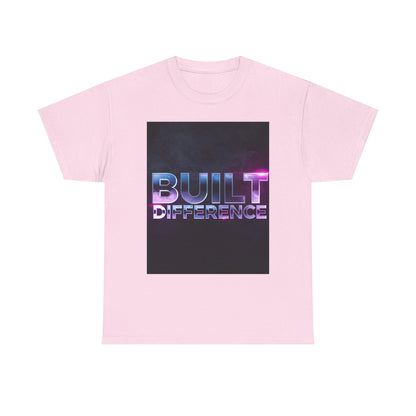 Built Difference Heavy Motivational Graphic , Gift For Friends, Casual Wear, Everyday Style Graphic Tee | Trendy Streetwear T-Shirt | Uni...