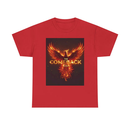 Heavy The Comeback Era, Motivational , Phoenix Design, Casual Wear, Gift For New Beginnings, Trendy Graphic Tee | Trendy Streetwear T-Shi...