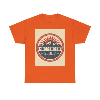 Independent Spirit Heavy Outdoor Adventure , Casual Everyday Wear, Gift For Nature Lovers, Travel , [...] Graphic Tee | Trendy Streetwear...