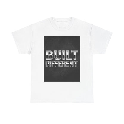 Built Different Heavy , Inspiring Gift, Casual Wear, Workout , Motivational Fashion, Street Style Top Graphic Tee | Trendy Streetwear T-S...