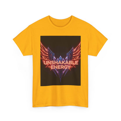 Unshakable Energy Graphic Motivational For Positivity, Casual Wear, Gift For Friends, Workout Gear, Everyday Style Graphic Tee | Trendy S...