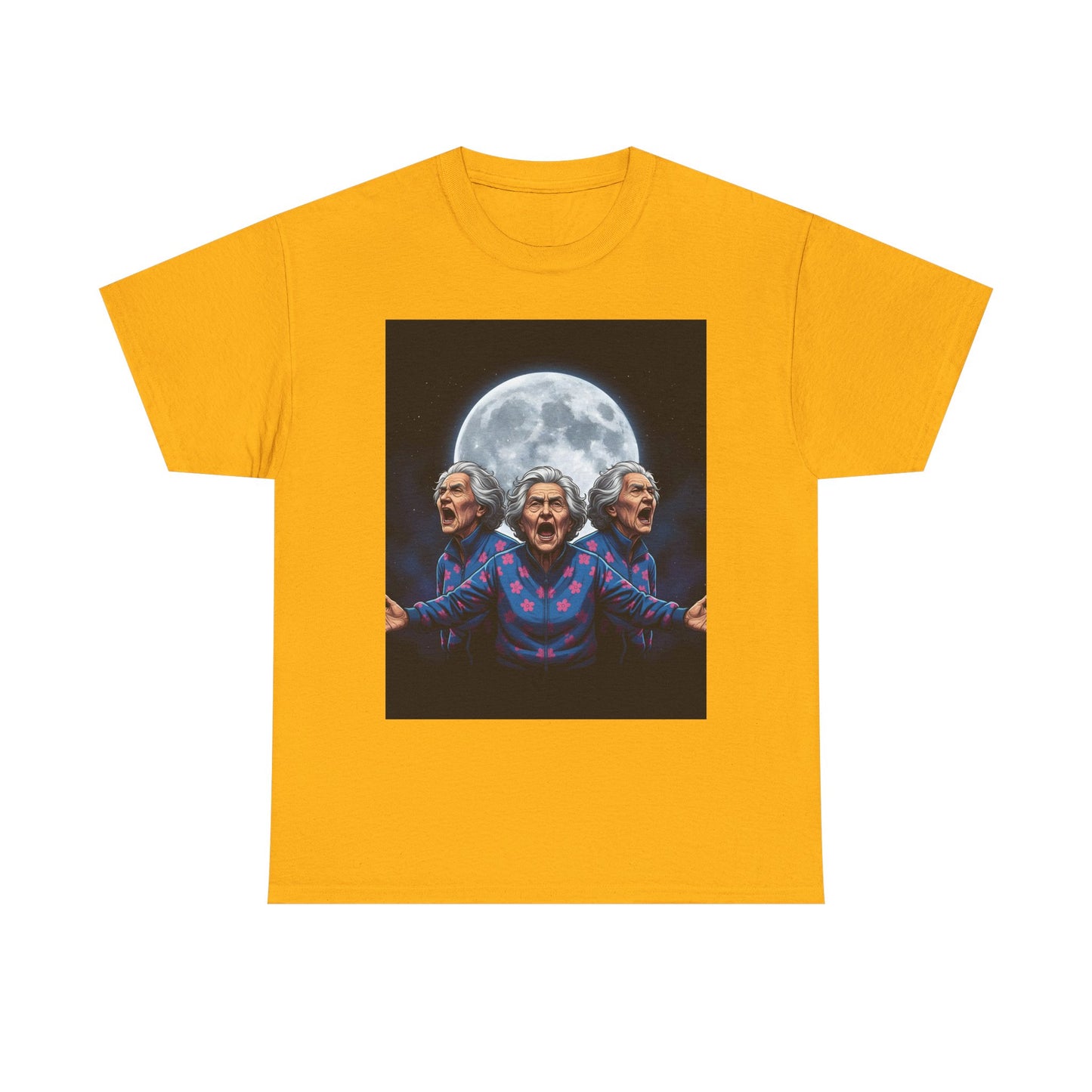 Moonlit Guru Heavy , Fun Graphic For Hipsters, Perfect  Gift For Friends, Casual Wear, [...] Graphic Tee | Trendy Streetwea...