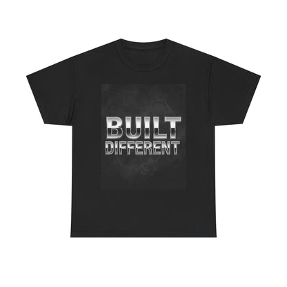 Built Different Heavy , Inspiring Gift, Casual Wear, Workout , Motivational Fashion, Street Style Top Graphic Tee | Trendy Streetwear T-S...