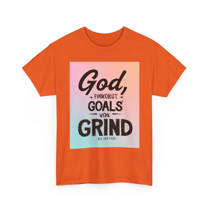 Motivational Graphic 'God, Goals, Grind' Heavy , Inspirational , Everyday Wear, Gift For Dreamers, [...] Graphic Tee | Trendy Streetwear ...