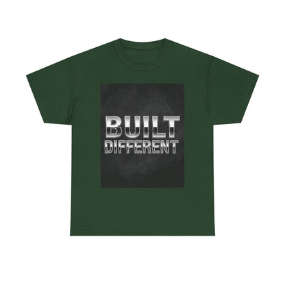 Built Different Heavy , Inspiring Gift, Casual Wear, Workout , Motivational Fashion, Street Style Top Graphic Tee | Trendy Streetwear T-S...