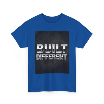 Built Different Heavy , Inspiring Gift, Casual Wear, Workout , Motivational Fashion, Street Style Top Graphic Tee | Trendy Streetwear T-S...