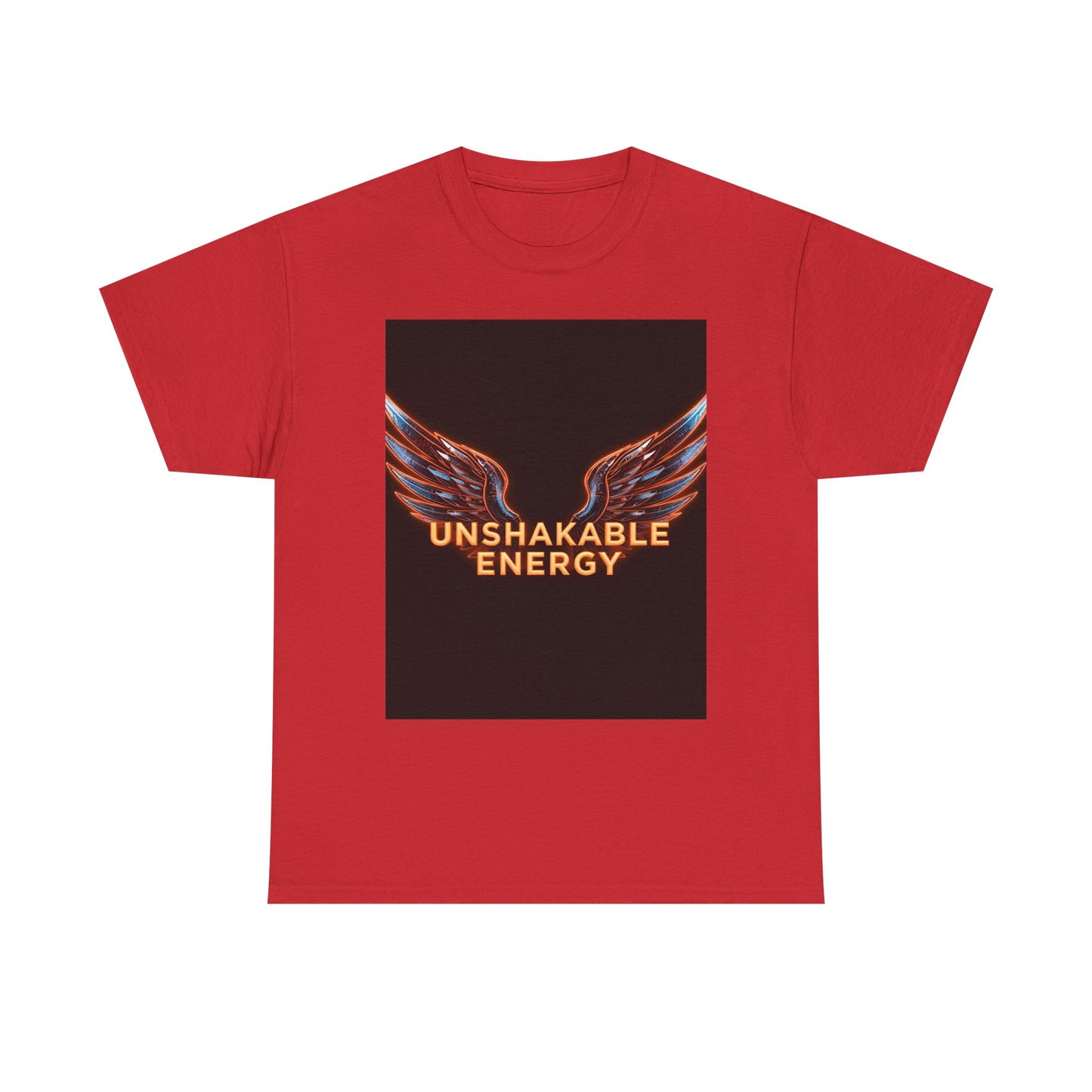 Heavy With 'Unshakable Energy' Design Motivational For Inspiration, Gift For Friends, Casual Wear, Workout [...] Graphic Tee | Trendy Str...