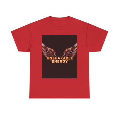 Heavy With 'Unshakable Energy' Design Motivational For Inspiration, Gift For Friends, Casual Wear, Workout [...] Graphic Tee | Trendy Str...