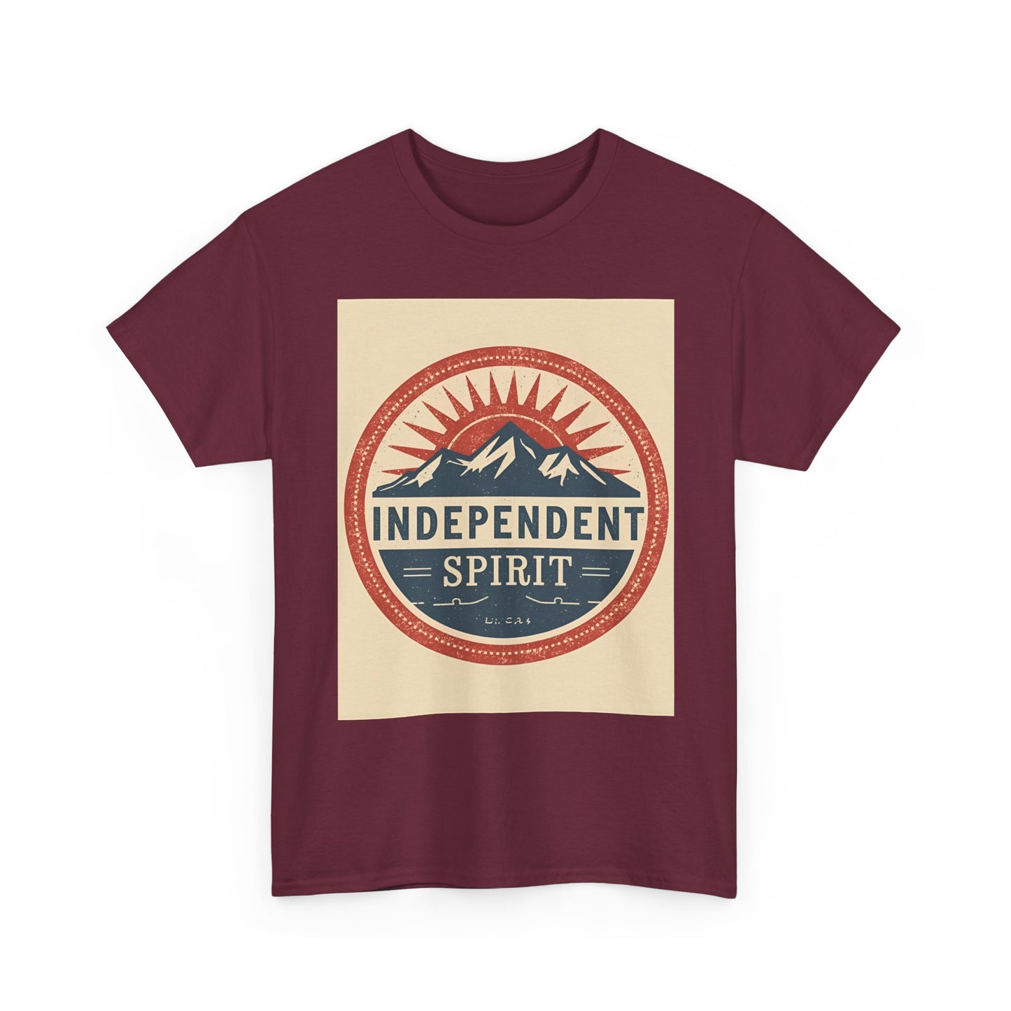 Independent Spirit Heavy Outdoor Adventure , Casual Everyday Wear, Gift For Nature Lovers, Travel , [...] Graphic Tee | Trendy Streetwear...