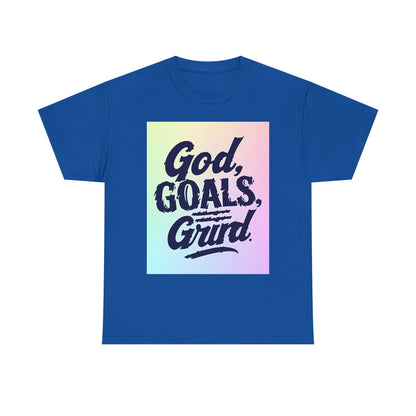 Inspirational Heavy God Goals Festival , Motivational Gift, Casual Wear, Spiritual Graphic Tee | Trendy Streetwear T-Shirt | Unisex Cotto...