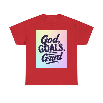 Inspirational Heavy God Goals Festival , Motivational Gift, Casual Wear, Spiritual Graphic Tee | Trendy Streetwear T-Shirt | Unisex Cotto...