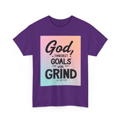 Motivational Graphic 'God, Goals, Grind' Heavy , Inspirational , Everyday Wear, Gift For Dreamers, [...] Graphic Tee | Trendy Streetwear ...