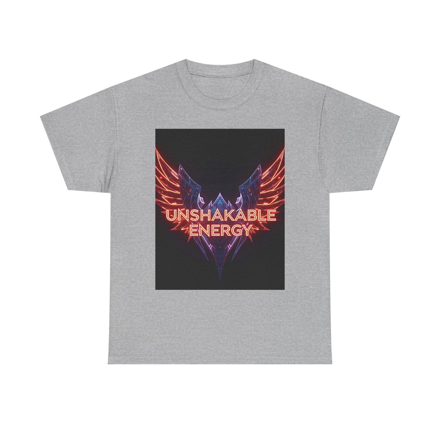 Unshakable Energy Graphic Motivational For Positivity, Casual Wear, Gift For Friends, Workout Gear, Everyday Style Graphic Tee | Trendy S...