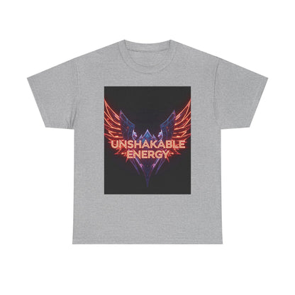 Unshakable Energy Graphic Motivational For Positivity, Casual Wear, Gift For Friends, Workout Gear, Everyday Style Graphic Tee | Trendy S...