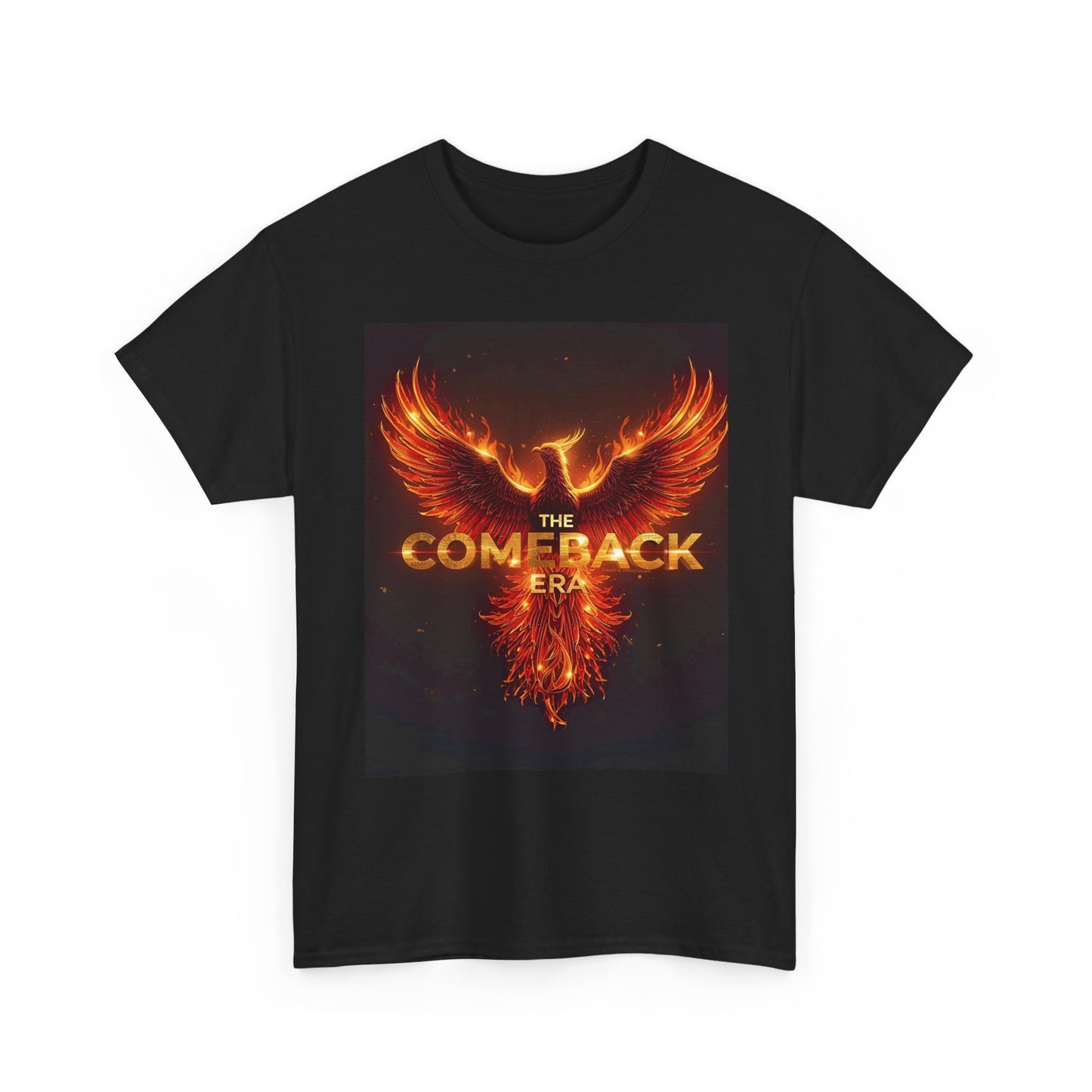 Heavy The Comeback Era, Motivational , Phoenix Design, Casual Wear, Gift For New Beginnings, Trendy Graphic Tee | Trendy Streetwear T-Shi...