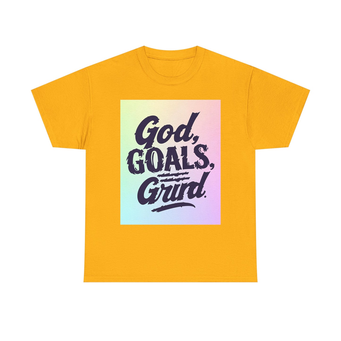 Inspirational Heavy God Goals Festival , Motivational Gift, Casual Wear, Spiritual Graphic Tee | Trendy Streetwear T-Shirt | Unisex Cotto...
