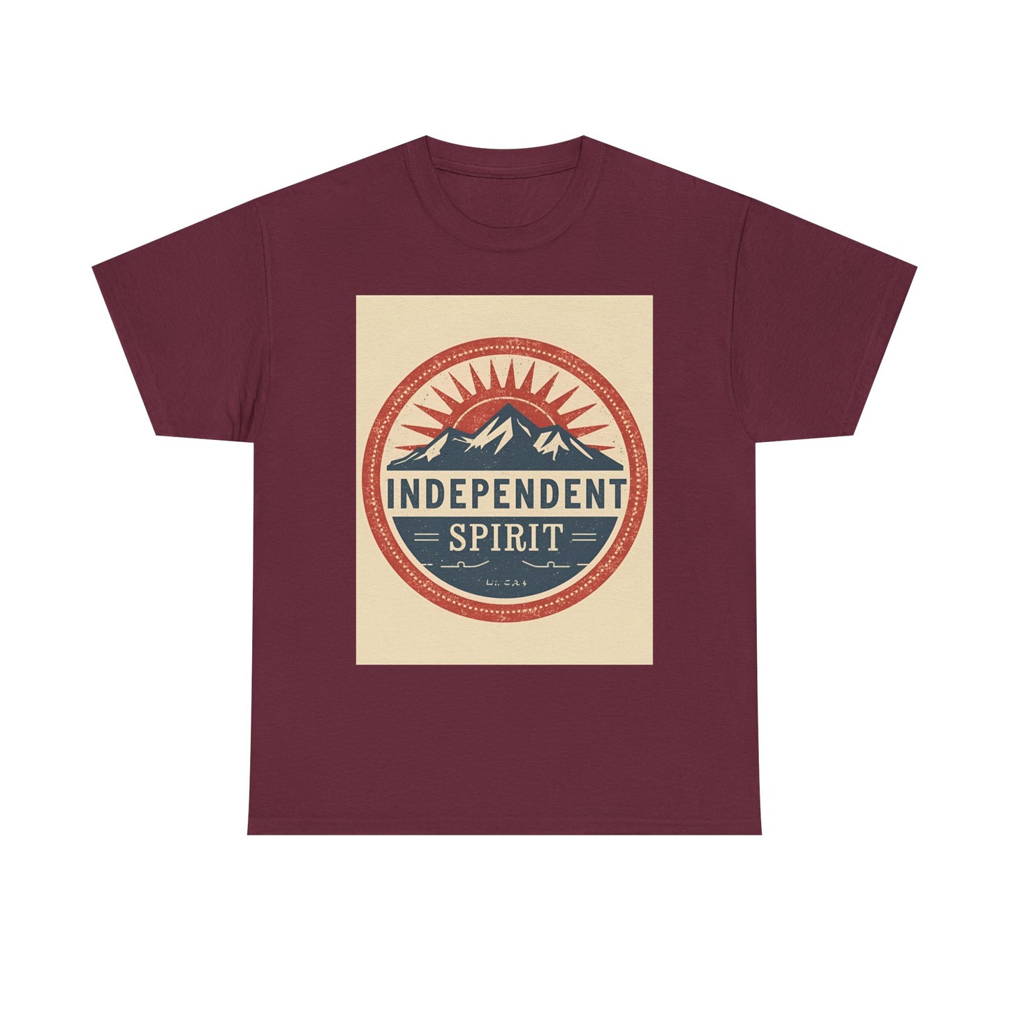 Independent Spirit Heavy Outdoor Adventure , Casual Everyday Wear, Gift For Nature Lovers, Travel , [...] Graphic Tee | Trendy Streetwear...