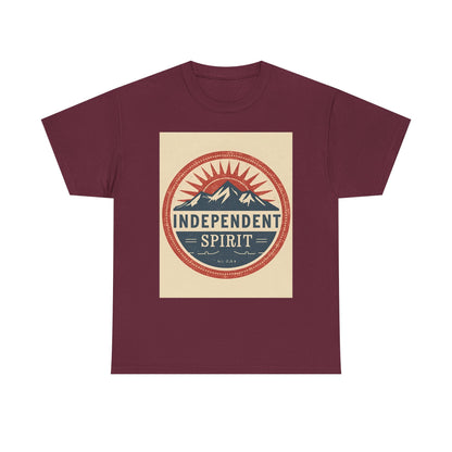 Independent Spirit Heavy Outdoor Adventure , Casual Everyday Wear, Gift For Nature Lovers, Travel , [...] Graphic Tee | Trendy Streetwear...