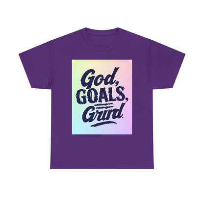Inspirational Heavy God Goals Festival , Motivational Gift, Casual Wear, Spiritual Graphic Tee | Trendy Streetwear T-Shirt | Unisex Cotto...