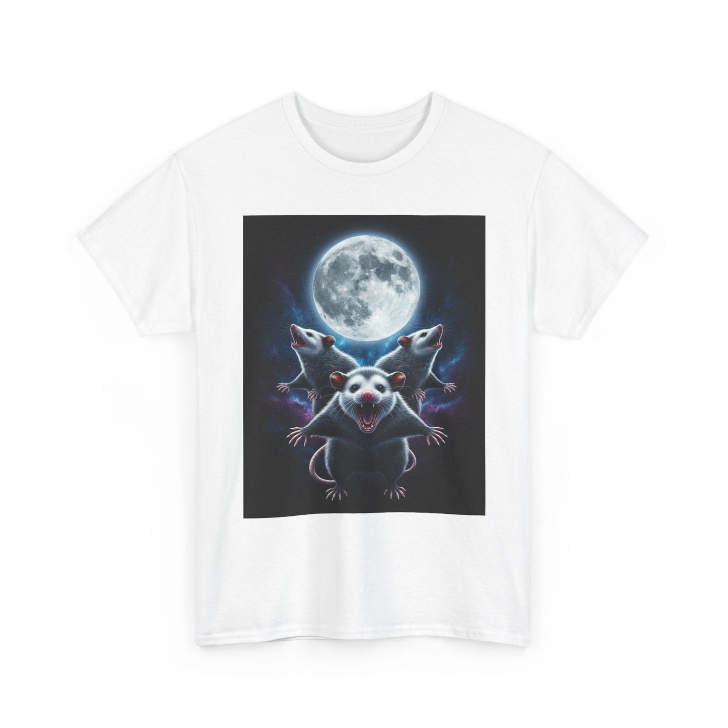 Moonlit Mischief Graphic , , Fun Gift For Animal Lovers, Casual Wear, Quirky Style Graphic Tee | Trendy Streetwear T-Shirt | ...