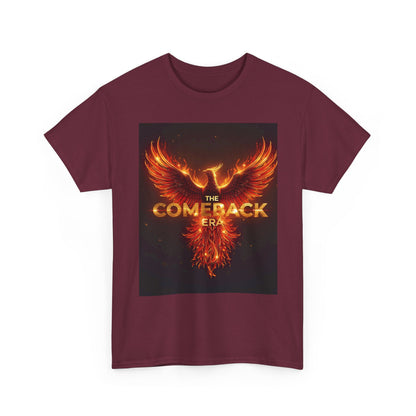 Heavy The Comeback Era, Motivational , Phoenix Design, Casual Wear, Gift For New Beginnings, Trendy Graphic Tee | Trendy Streetwear T-Shi...