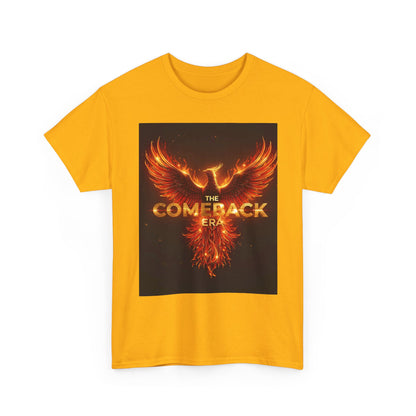 The Comeback Era Heavy , Motivational , Phoenix Graphic , Casual Wear, Gift Idea Graphic Tee | Trendy Streetwear T-Shirt | Unisex Cotton ...