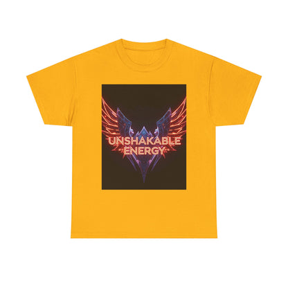 Unshakable Energy Graphic Motivational For Positivity, Casual Wear, Gift For Friends, Workout Gear, Everyday Style Graphic Tee | Trendy S...