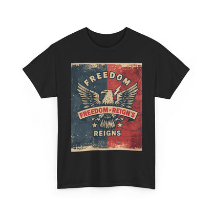Patriotic Eagle , Vintage Freedom , , Independence Day Gift, Americana , Casual Statement Graphic Tee | Trendy Streetwear T-Shirt | Unise...
