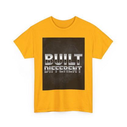 Built Different Heavy , Inspiring Gift, Casual Wear, Workout , Motivational Fashion, Street Style Top Graphic Tee | Trendy Streetwear T-S...