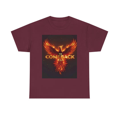 Heavy The Comeback Era, Motivational , Phoenix Design, Casual Wear, Gift For New Beginnings, Trendy Graphic Tee | Trendy Streetwear T-Shi...