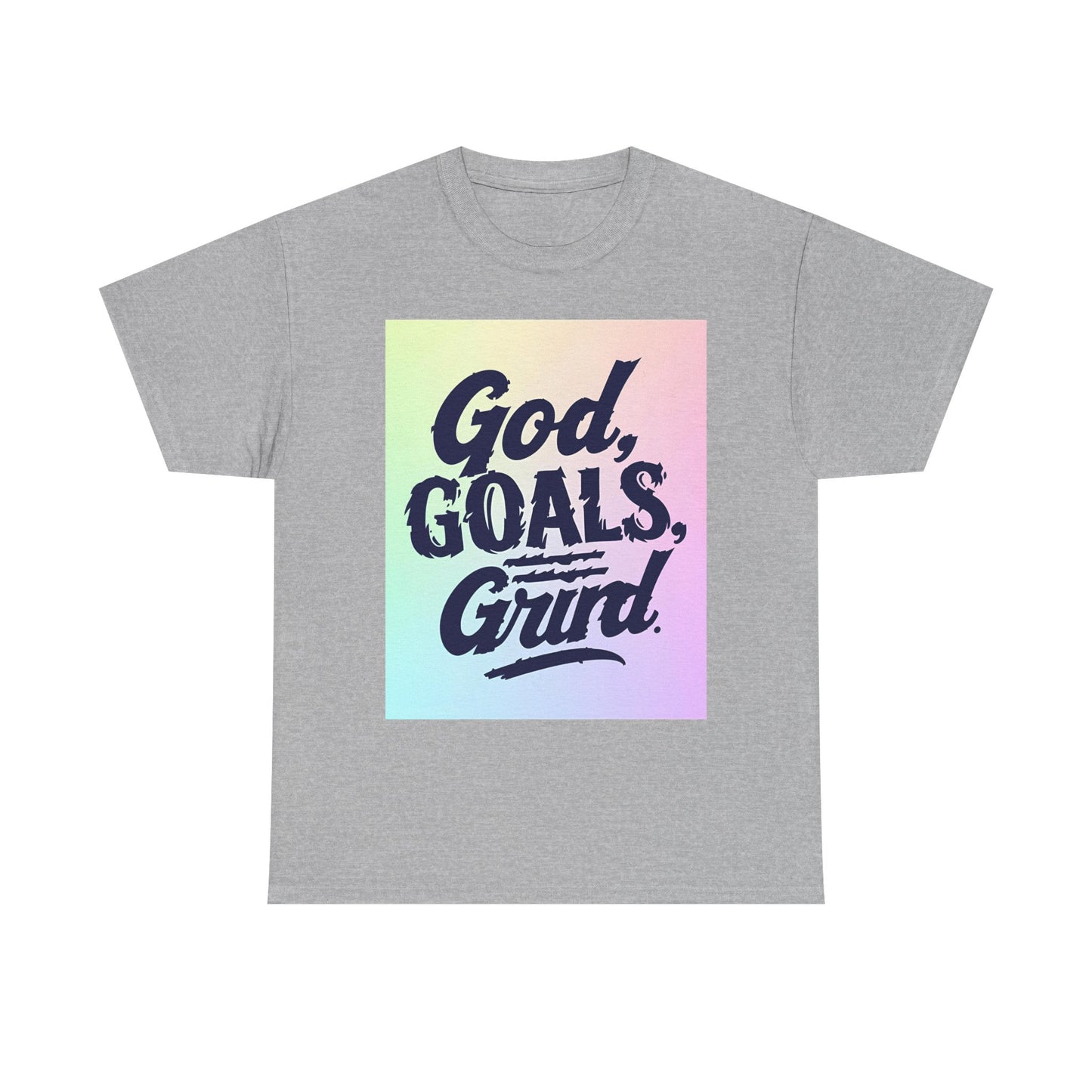 Inspirational Heavy God Goals Festival , Motivational Gift, Casual Wear, Spiritual Graphic Tee | Trendy Streetwear T-Shirt | Unisex Cotto...