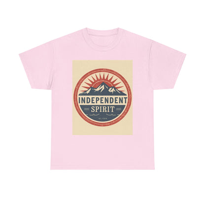 Independent Spirit Heavy Outdoor Adventure , Casual Everyday Wear, Gift For Nature Lovers, Travel , [...] Graphic Tee | Trendy Streetwear...