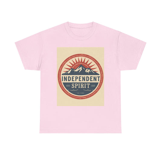 Independent Spirit Heavy Outdoor Adventure , Casual Everyday Wear, Gift For Nature Lovers, Travel , [...] Graphic Tee | Trendy Streetwear...