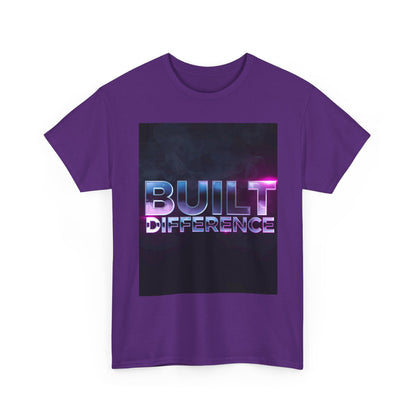 Built Difference Heavy Motivational Graphic , Gift For Friends, Casual Wear, Everyday Style Graphic Tee | Trendy Streetwear T-Shirt | Uni...