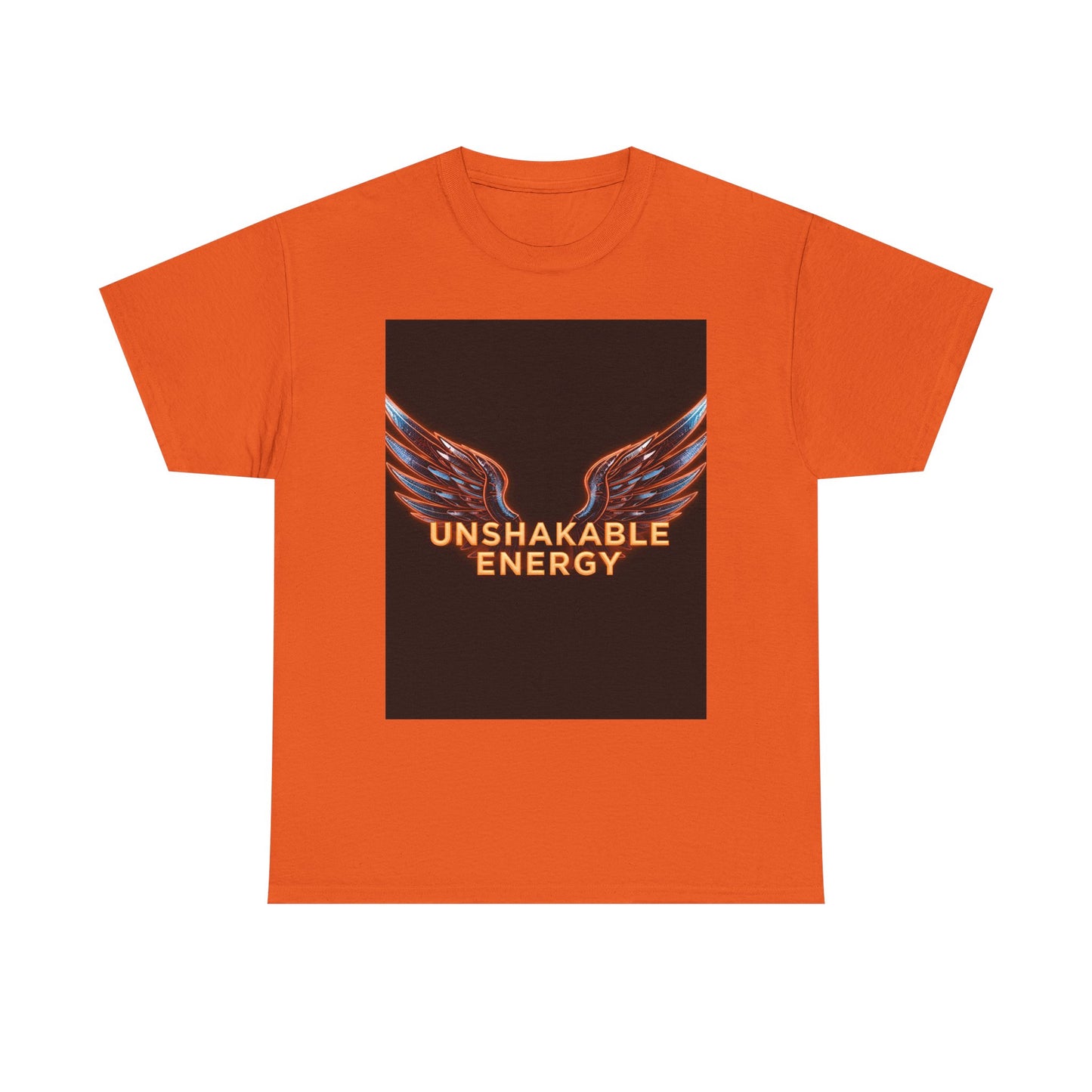 Heavy With 'Unshakable Energy' Design Motivational For Inspiration, Gift For Friends, Casual Wear, Workout [...] Graphic Tee | Trendy Str...