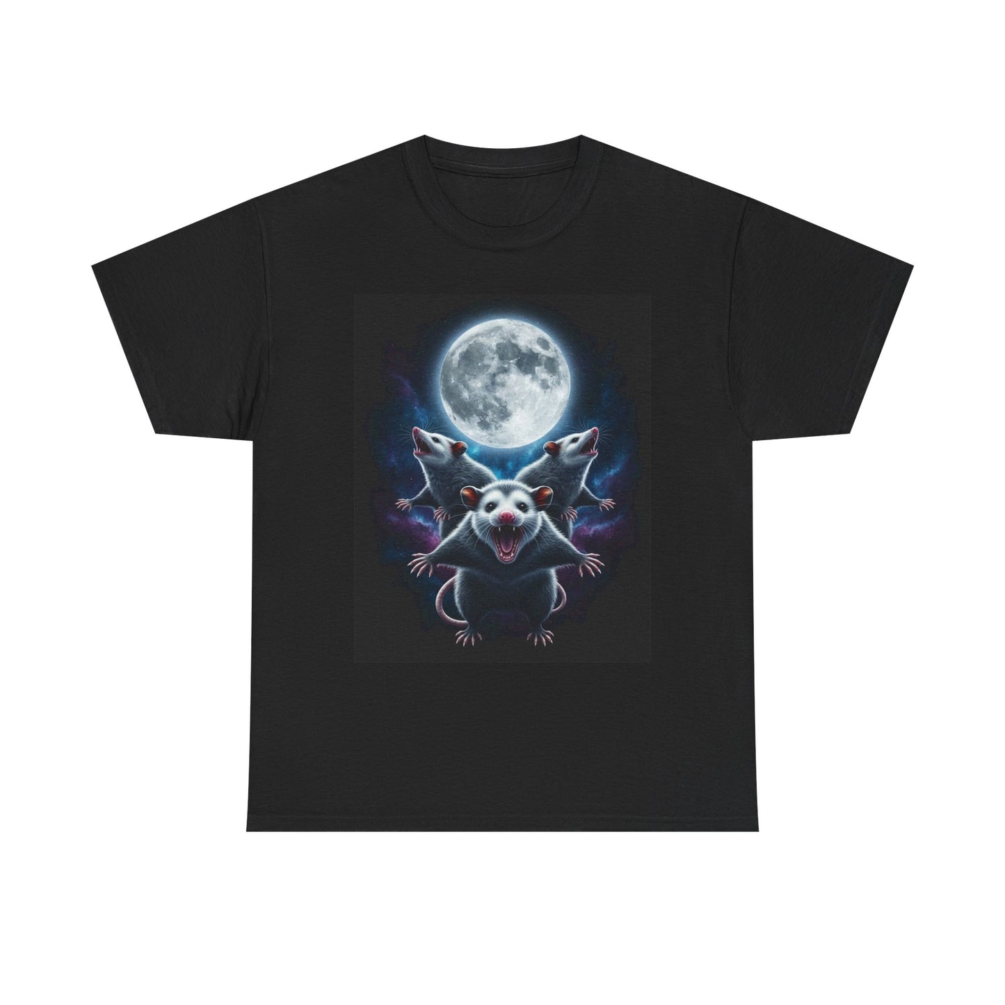 Moonlit Mischief Graphic , , Fun Gift For Animal Lovers, Casual Wear, Quirky Style Graphic Tee | Trendy Streetwear T-Shirt | ...