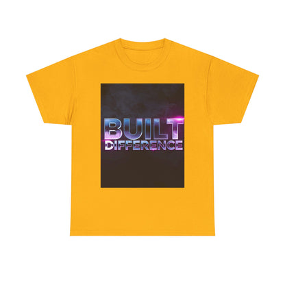 Built Difference Heavy Motivational Graphic , Gift For Friends, Casual Wear, Everyday Style Graphic Tee | Trendy Streetwear T-Shirt | Uni...