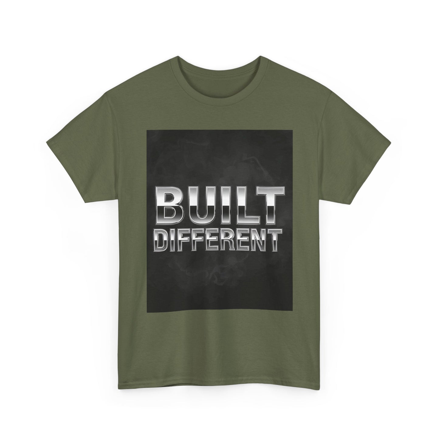 Built Different Heavy , Inspiring Gift, Casual Wear, Workout , Motivational Fashion, Street Style Top Graphic Tee | Trendy Streetwear T-S...