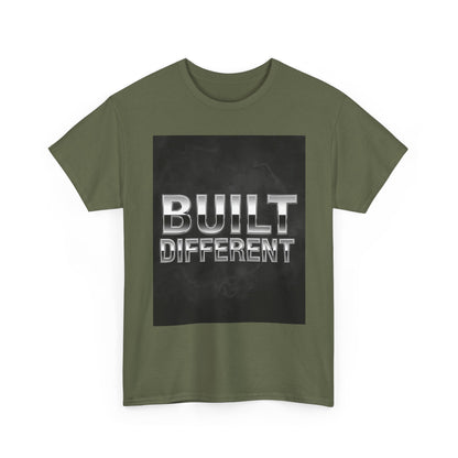 Built Different Heavy , Inspiring Gift, Casual Wear, Workout , Motivational Fashion, Street Style Top Graphic Tee | Trendy Streetwear T-S...