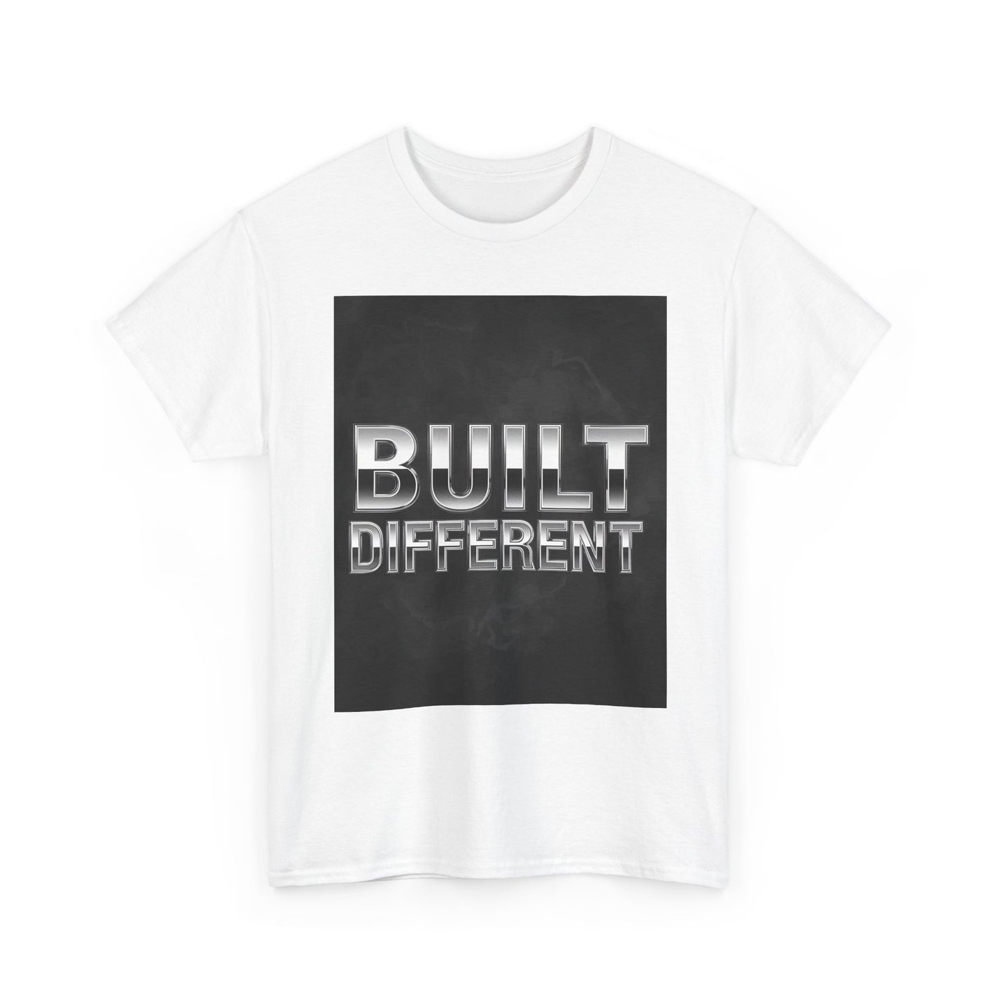 Built Different Heavy , Inspiring Gift, Casual Wear, Workout , Motivational Fashion, Street Style Top Graphic Tee | Trendy Streetwear T-S...