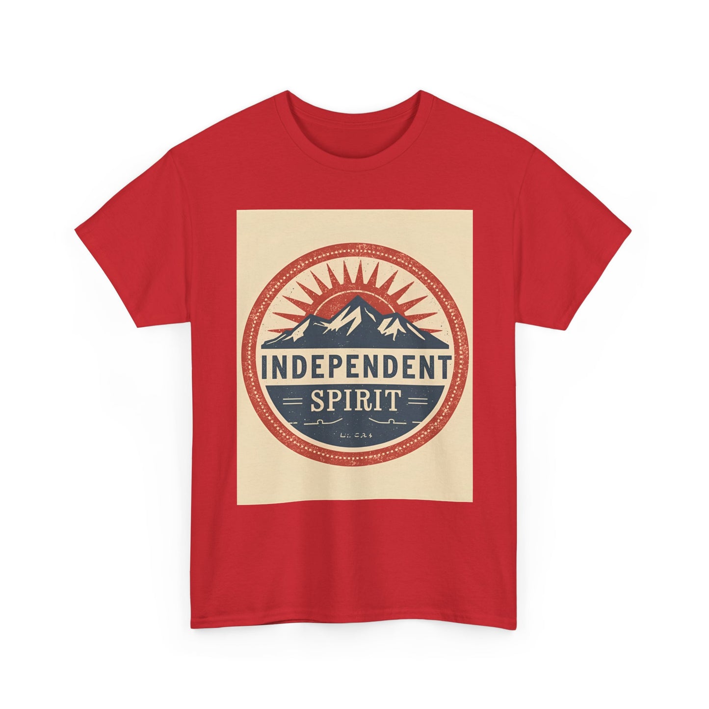 Independent Spirit Heavy Outdoor Adventure , Casual Everyday Wear, Gift For Nature Lovers, Travel , [...] Graphic Tee | Trendy Streetwear...