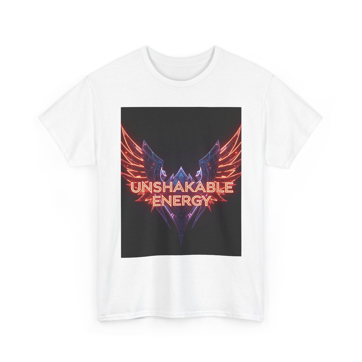 Unshakable Energy Graphic Motivational For Positivity, Casual Wear, Gift For Friends, Workout Gear, Everyday Style Graphic Tee | Trendy S...