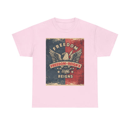 Patriotic Eagle , Vintage Freedom , , Independence Day Gift, Americana , Casual Statement Graphic Tee | Trendy Streetwear T-Shirt | Unise...