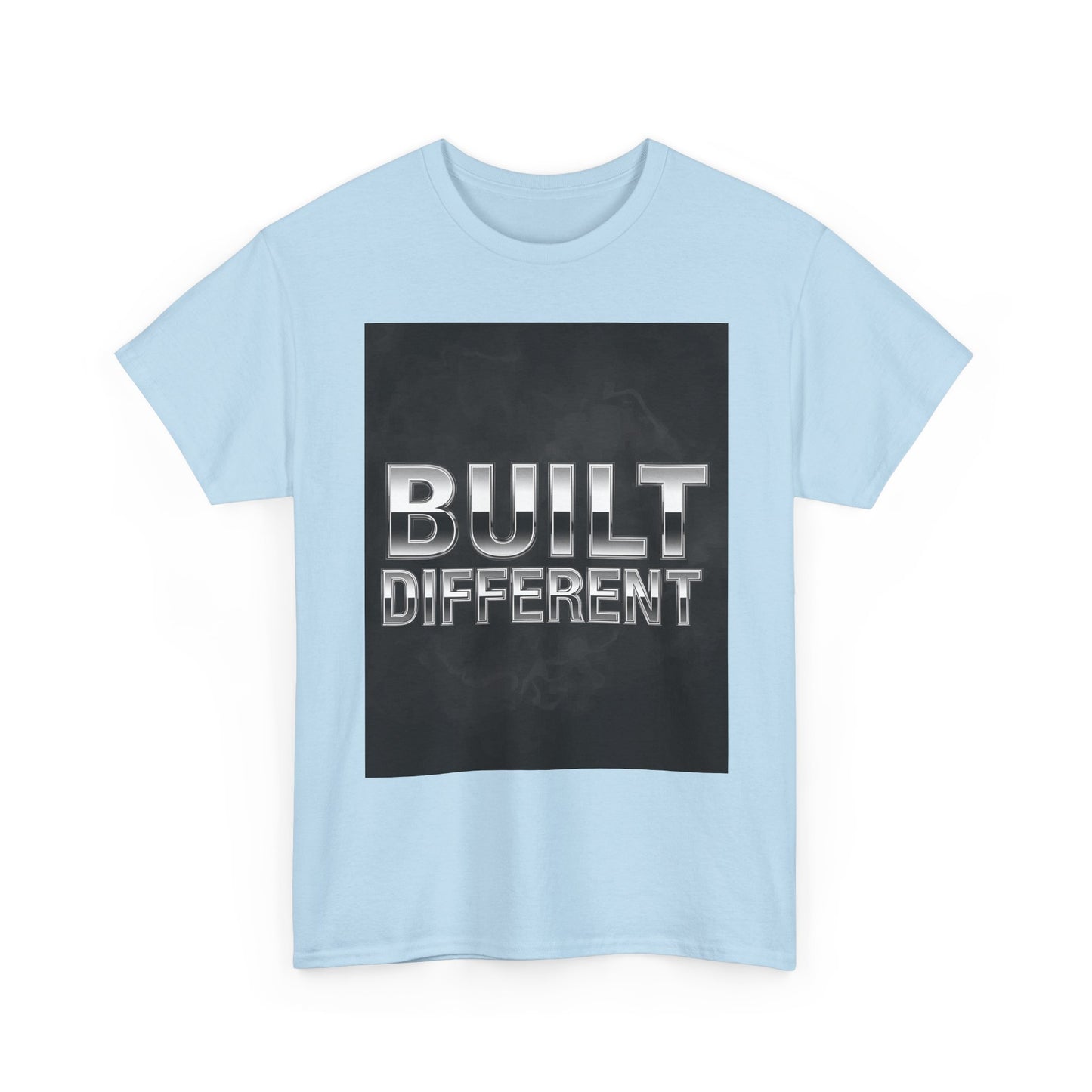 Built Different Heavy , Inspiring Gift, Casual Wear, Workout , Motivational Fashion, Street Style Top Graphic Tee | Trendy Streetwear T-S...